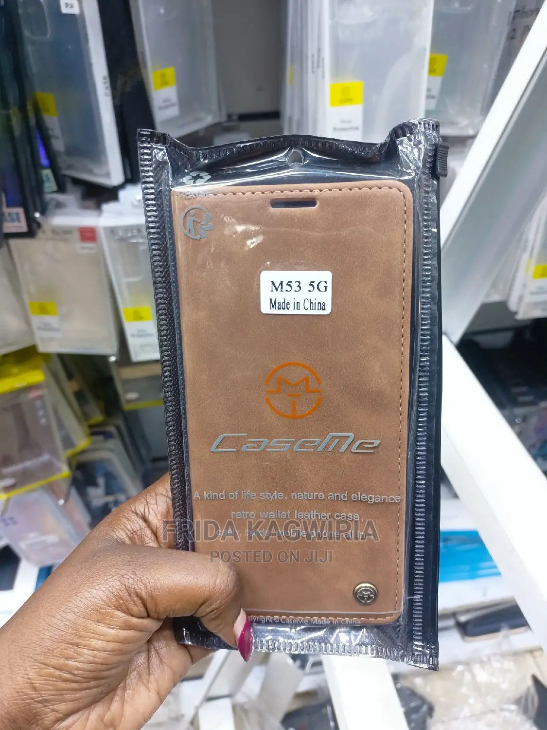 Samsung M53 Caseme Leather Flip Cover