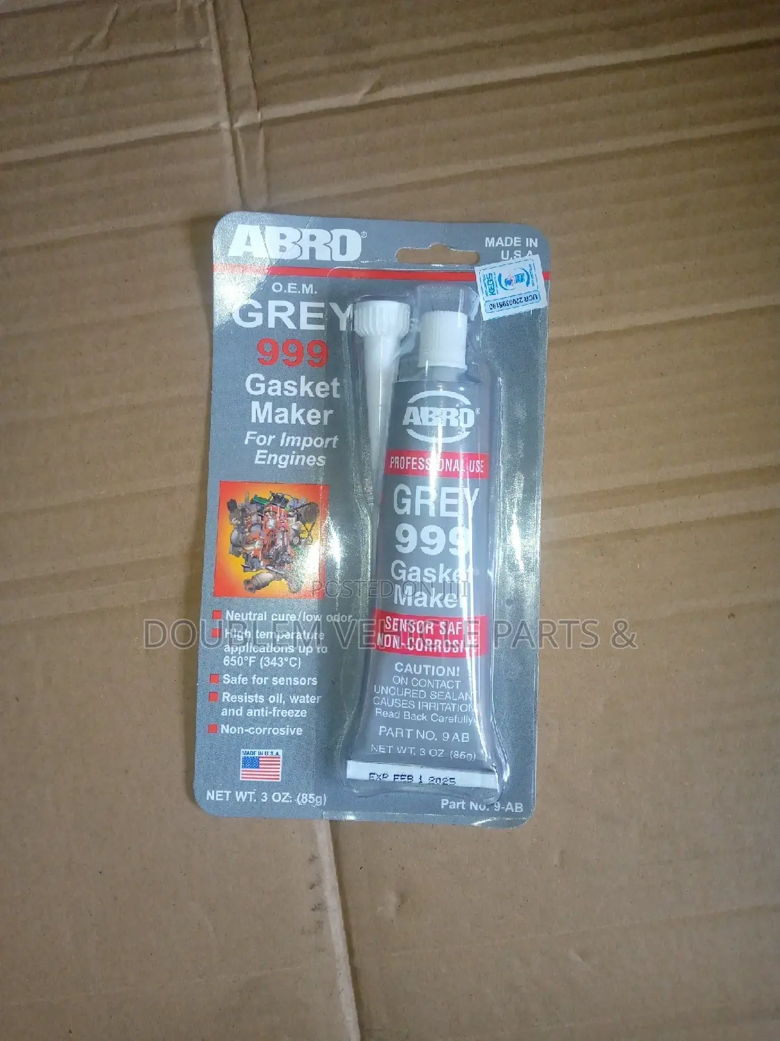 Gasket Silicone Grey 999/Triple 9 Assorted Colours 85gms