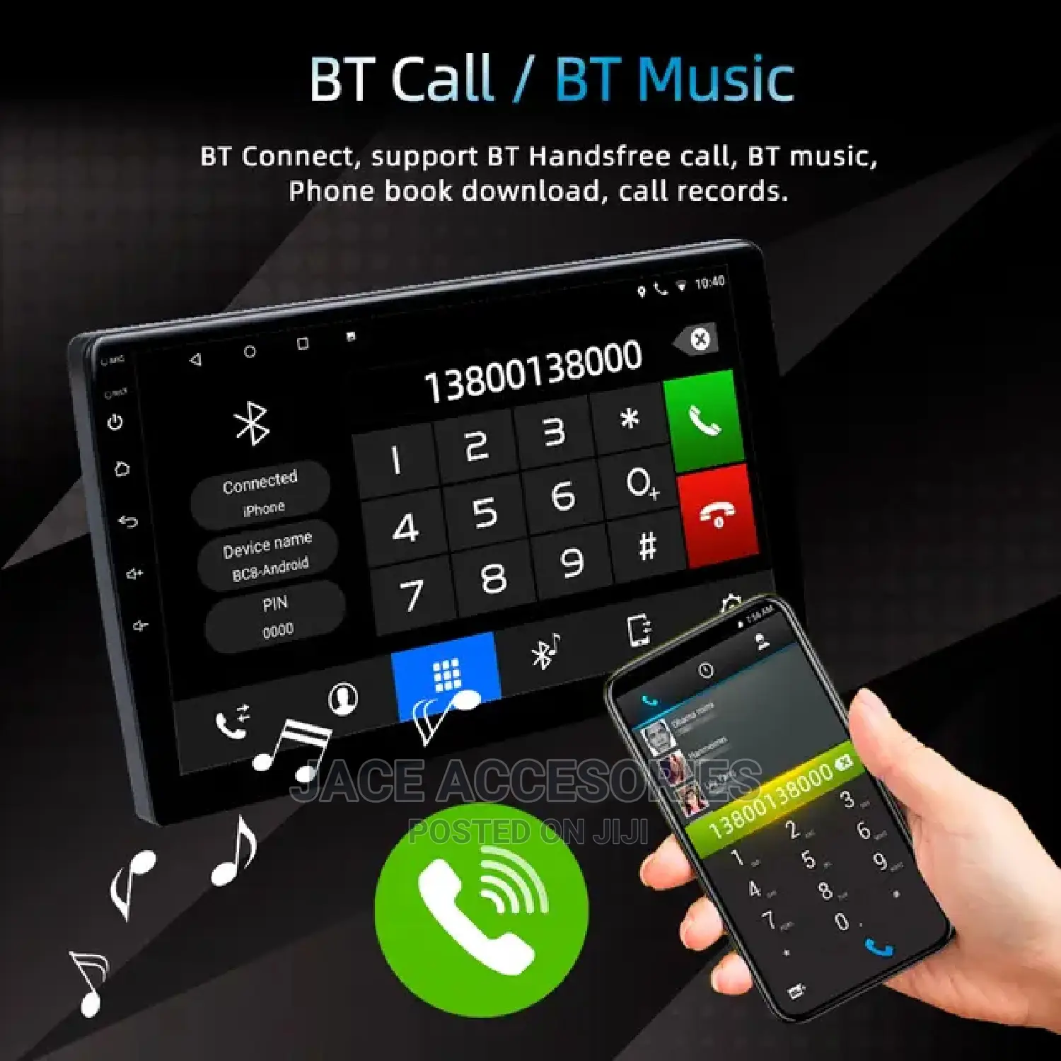 7', 9, 10',Car Android Radio 2g+32 Ram With Cooling Fan