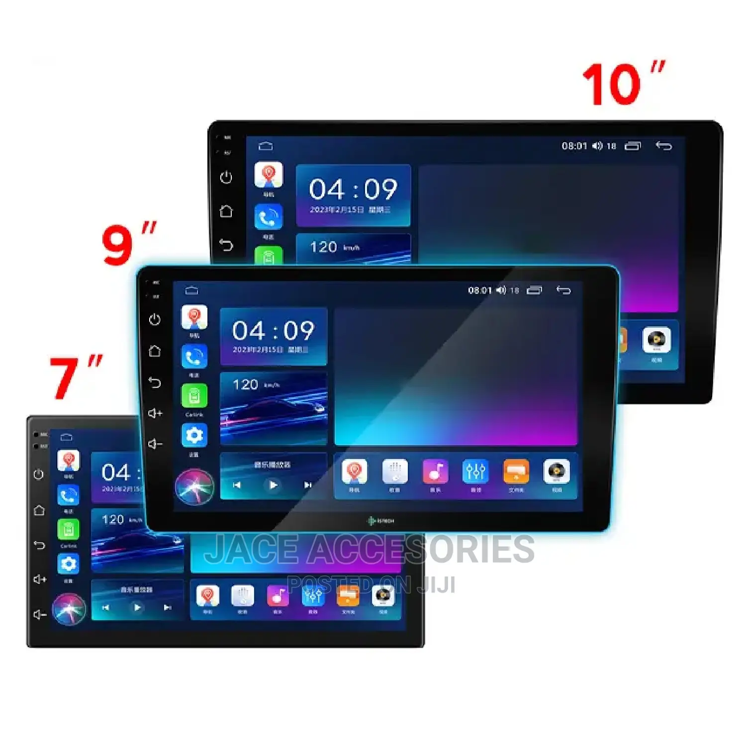 7', 9, 10',Car Android Radio 2g+32 Ram With Cooling Fan