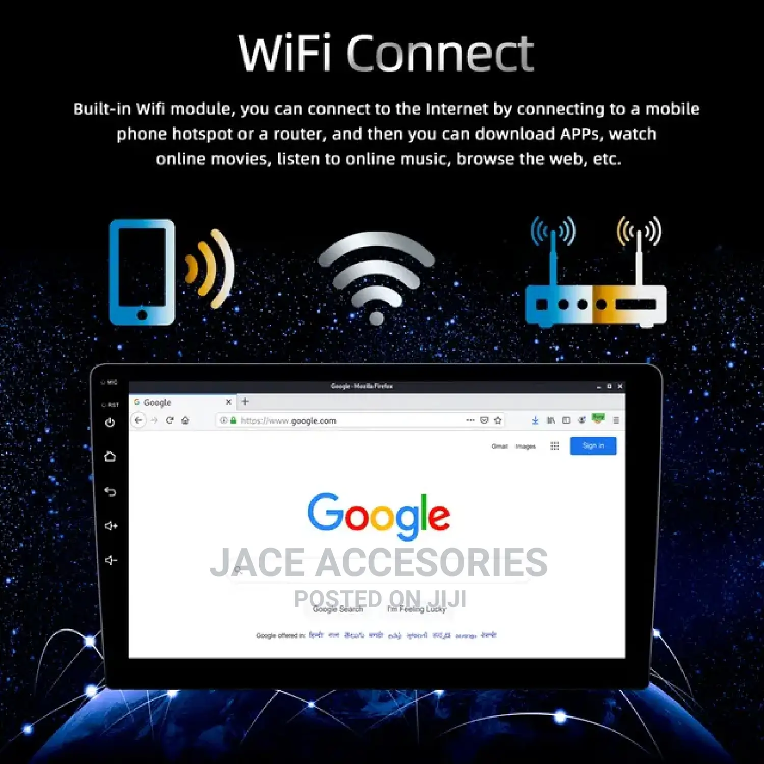 7', 9, 10',Car Android Radio 2g+32 Ram With Cooling Fan