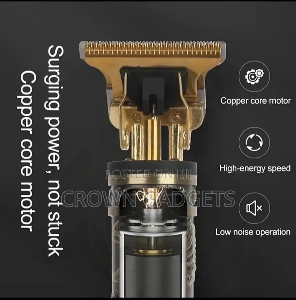 LCD Display Rechargeable Vintage T9 Trimmer USB