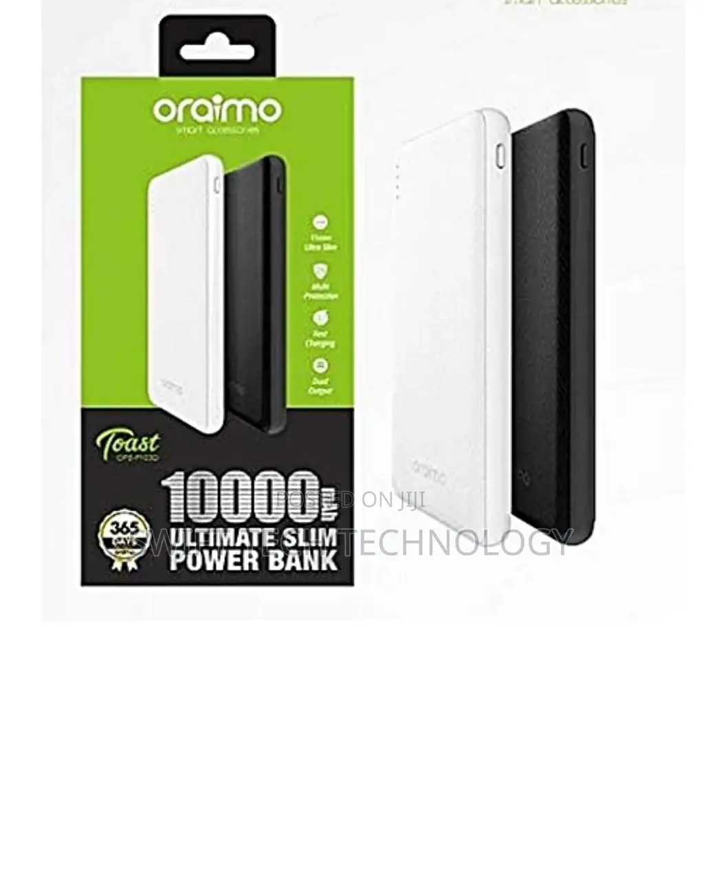 Power Bank Oraimo 10,000 Amh Amh