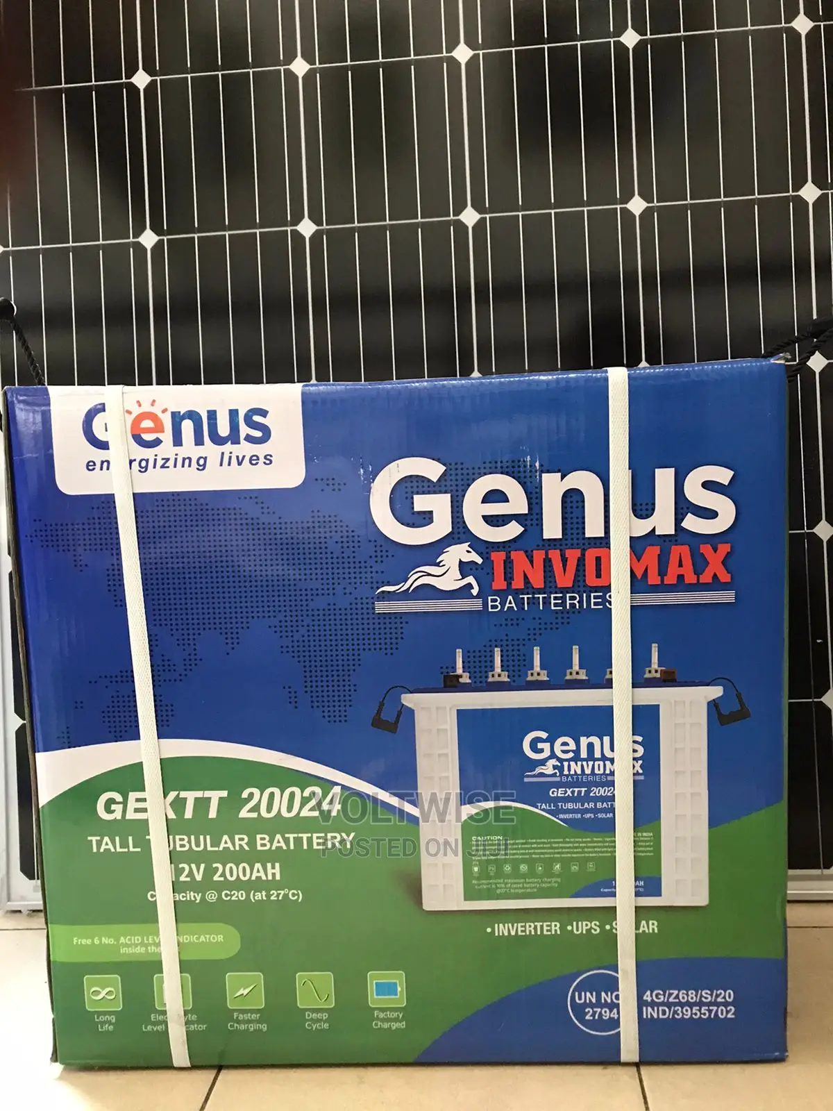 Genus Battery< Solar Battery< Tubular Battery