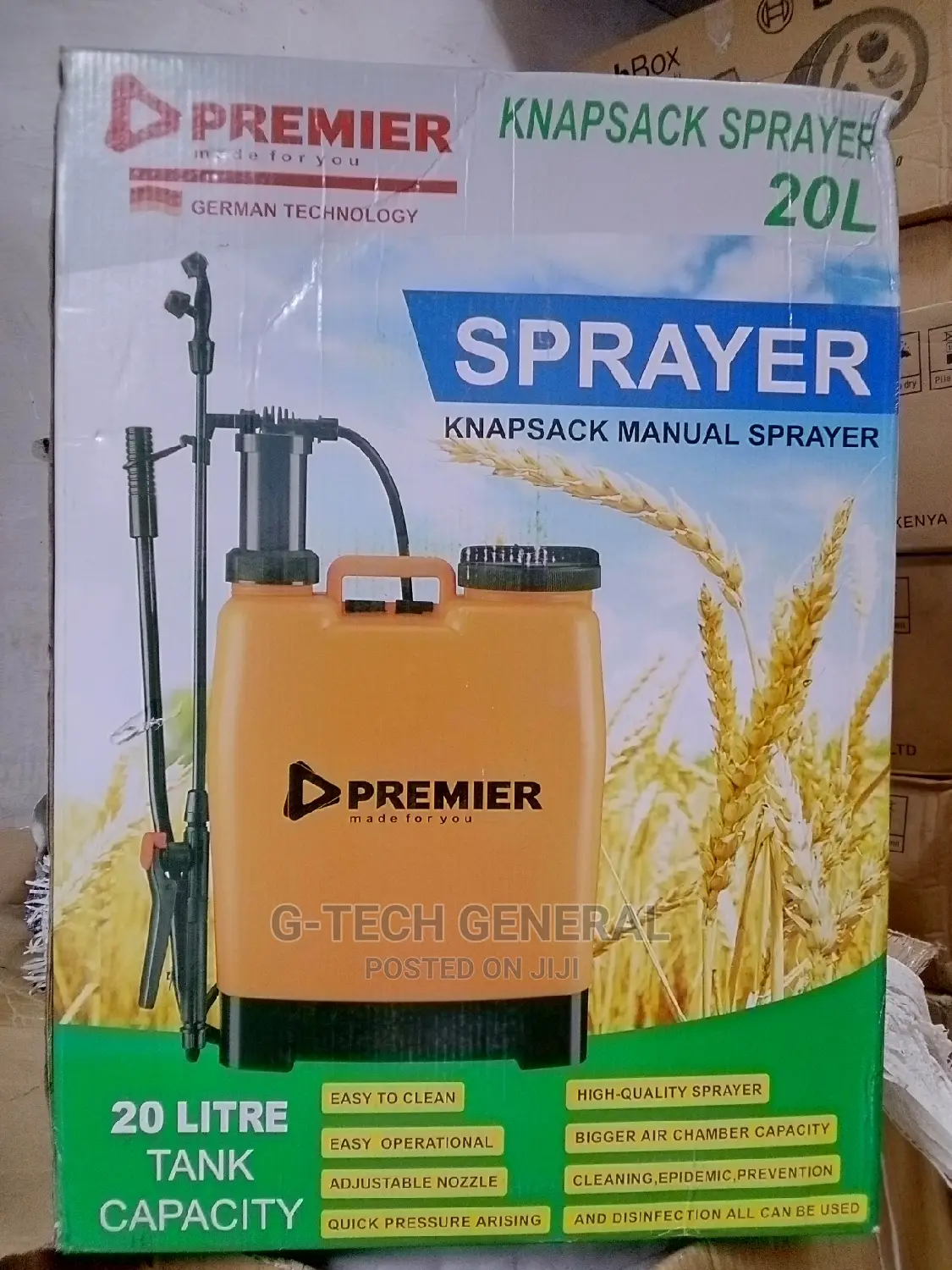 Generic 20l Backpack Knapsack Sprayer