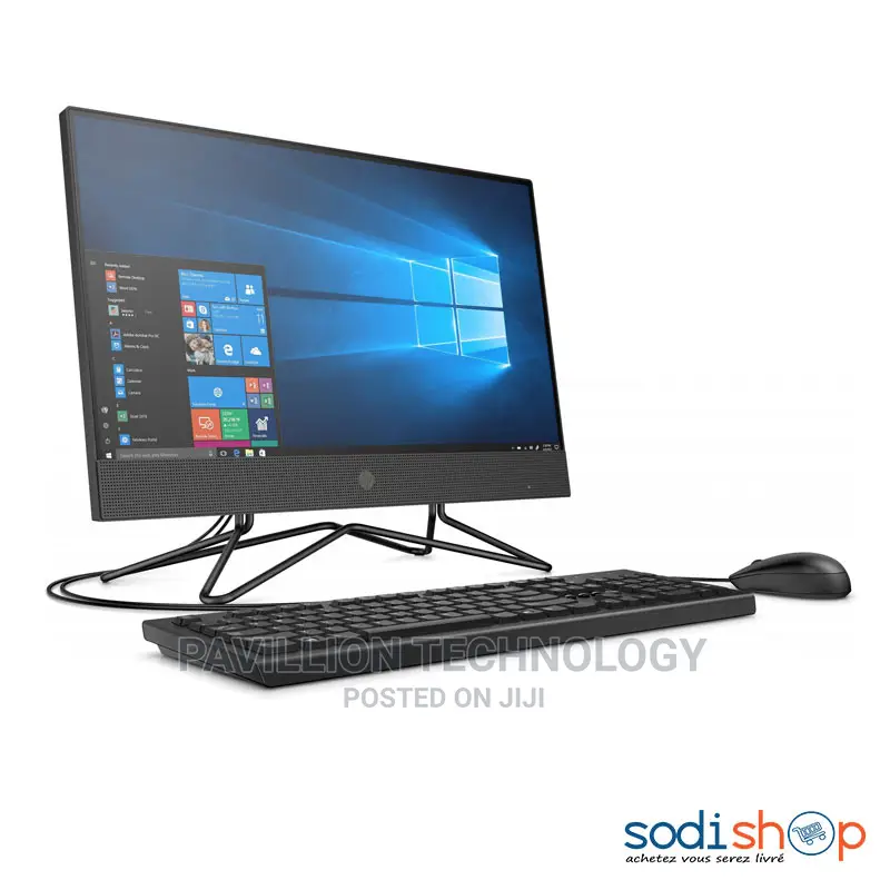 New Desktop Computer HP AiO 22 4GB Intel Core I3 SSD 256GB