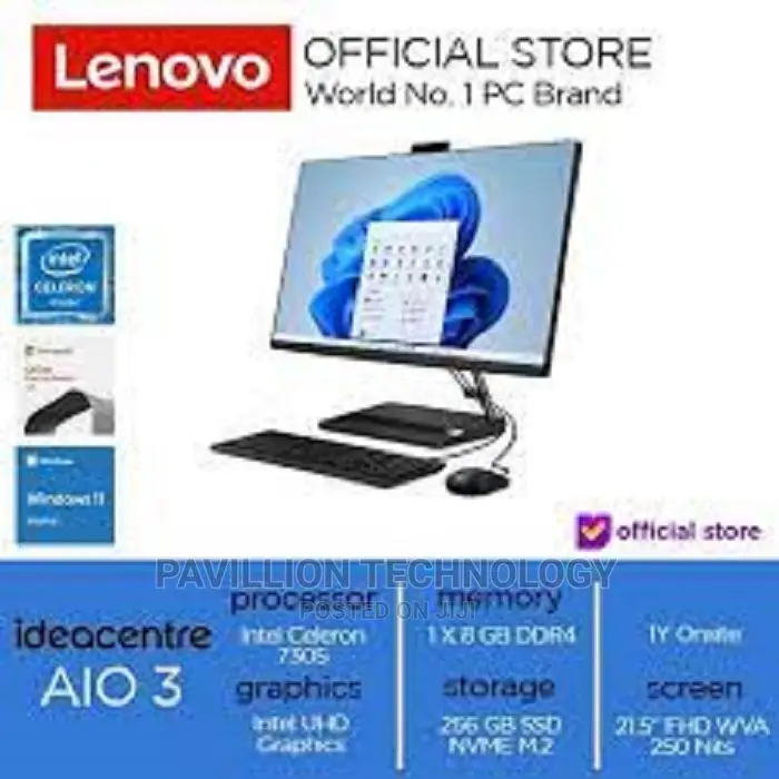 New Lenovo Ideacentre AIO 330 8GB Intel Core I5 SSD 512GB
