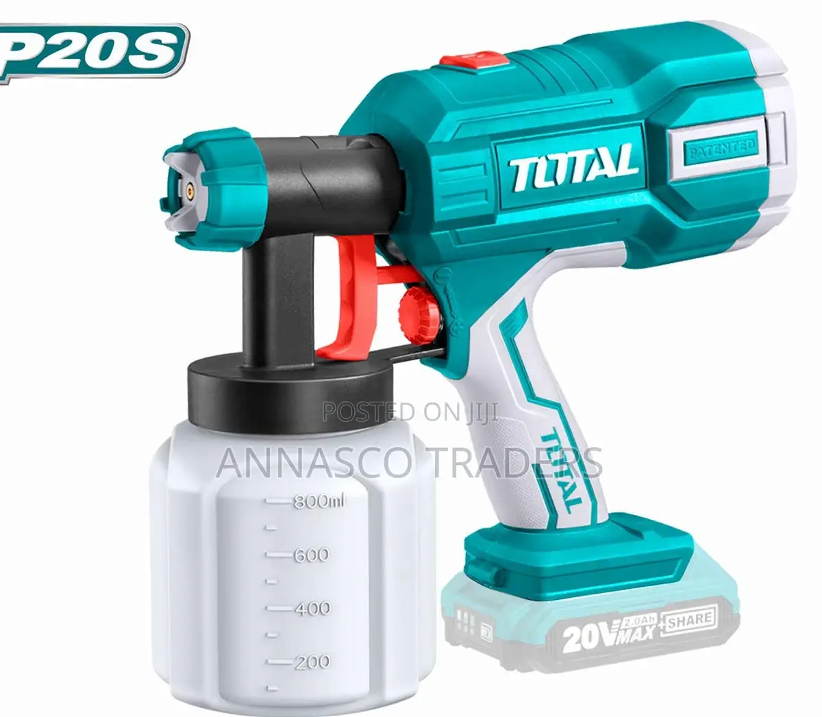 Total TSGLI2001 Lithium-Ion Spray Gun 20V