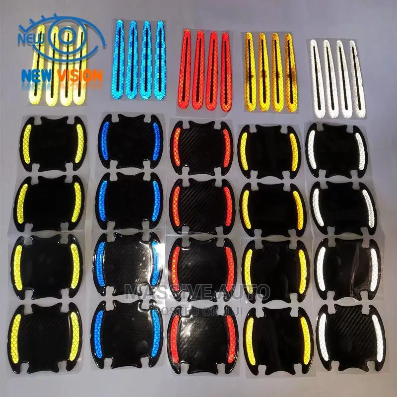 R Reflective Door Handle Stickers