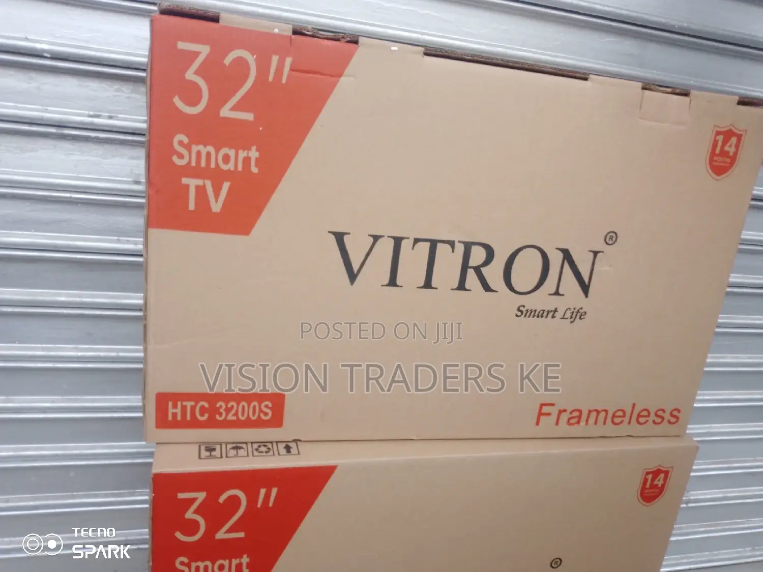 *Vitron 32 Inches Smart Android Frameless Tv Full Hd 1080p.
