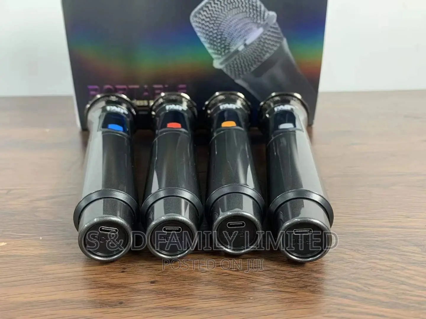 PAB 4 in 1 Rechargeable Wireless Microphone