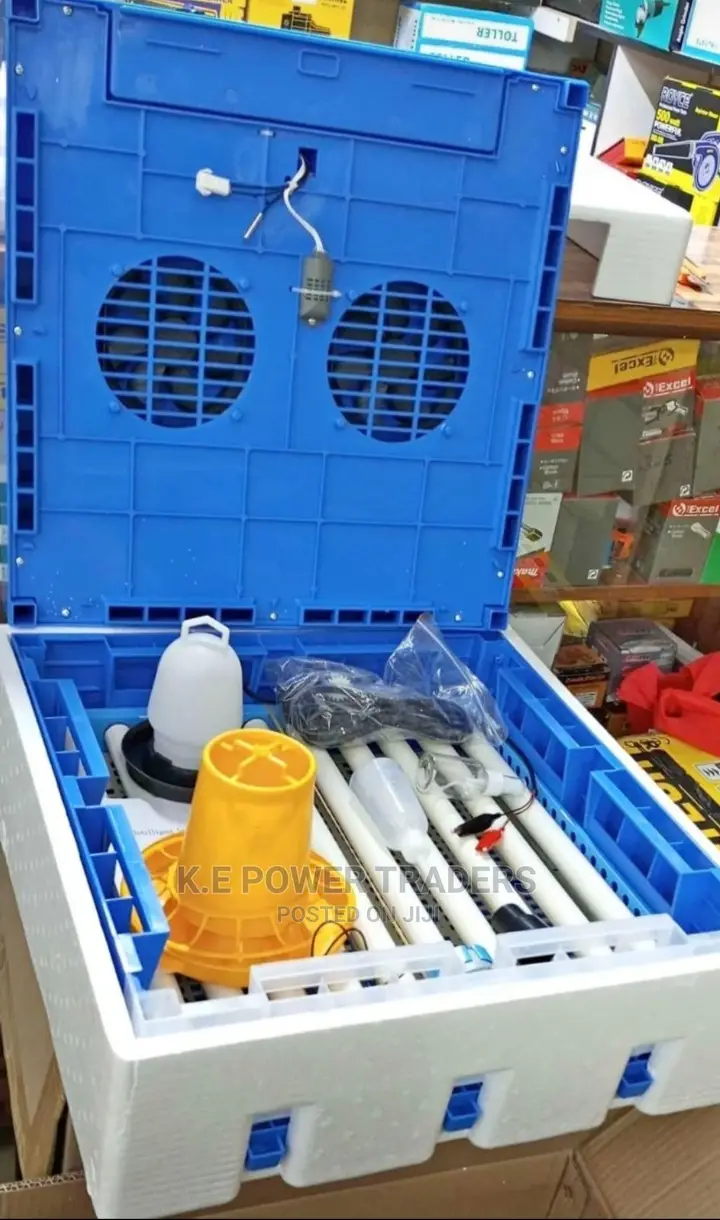 Drinker + Feeders Fully Automatic 64 Egg Incubators