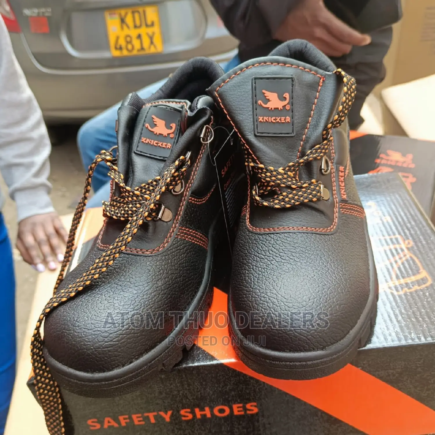 Safety Boots Black In Colour