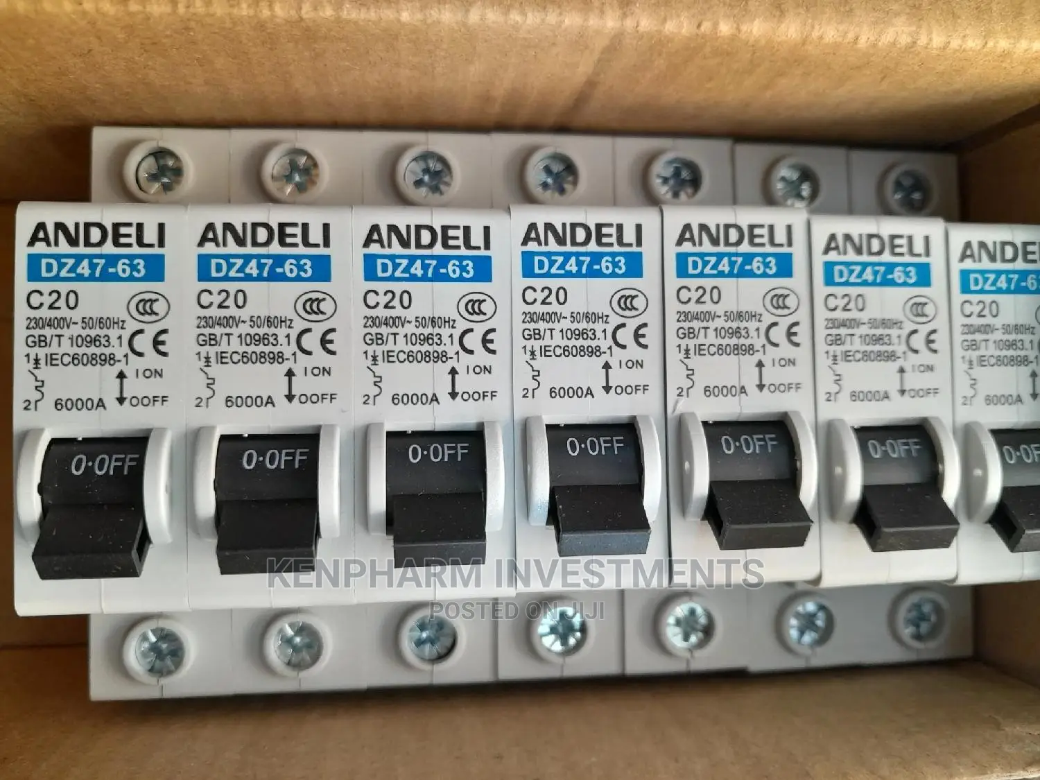 Circuit Breaker 20 Amps/ MCB