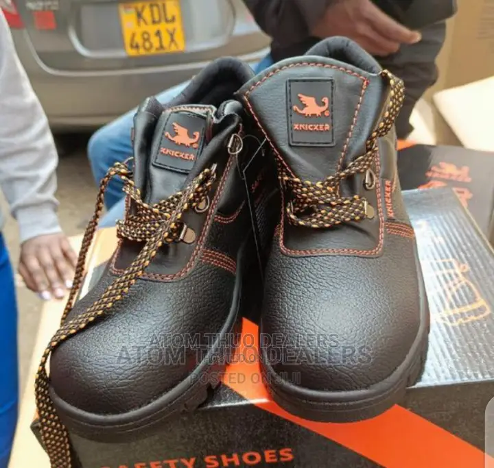 Safety Boots Black In Colour