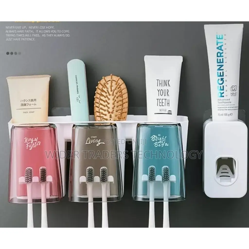 New Desegn Automatic Toothpaste Dispenser
With Dust-Proof