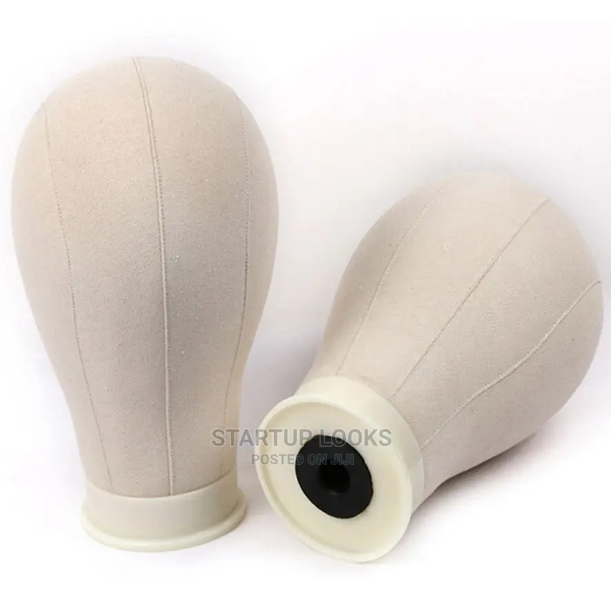 Canvas Head Mannequins Wig Making/Styling