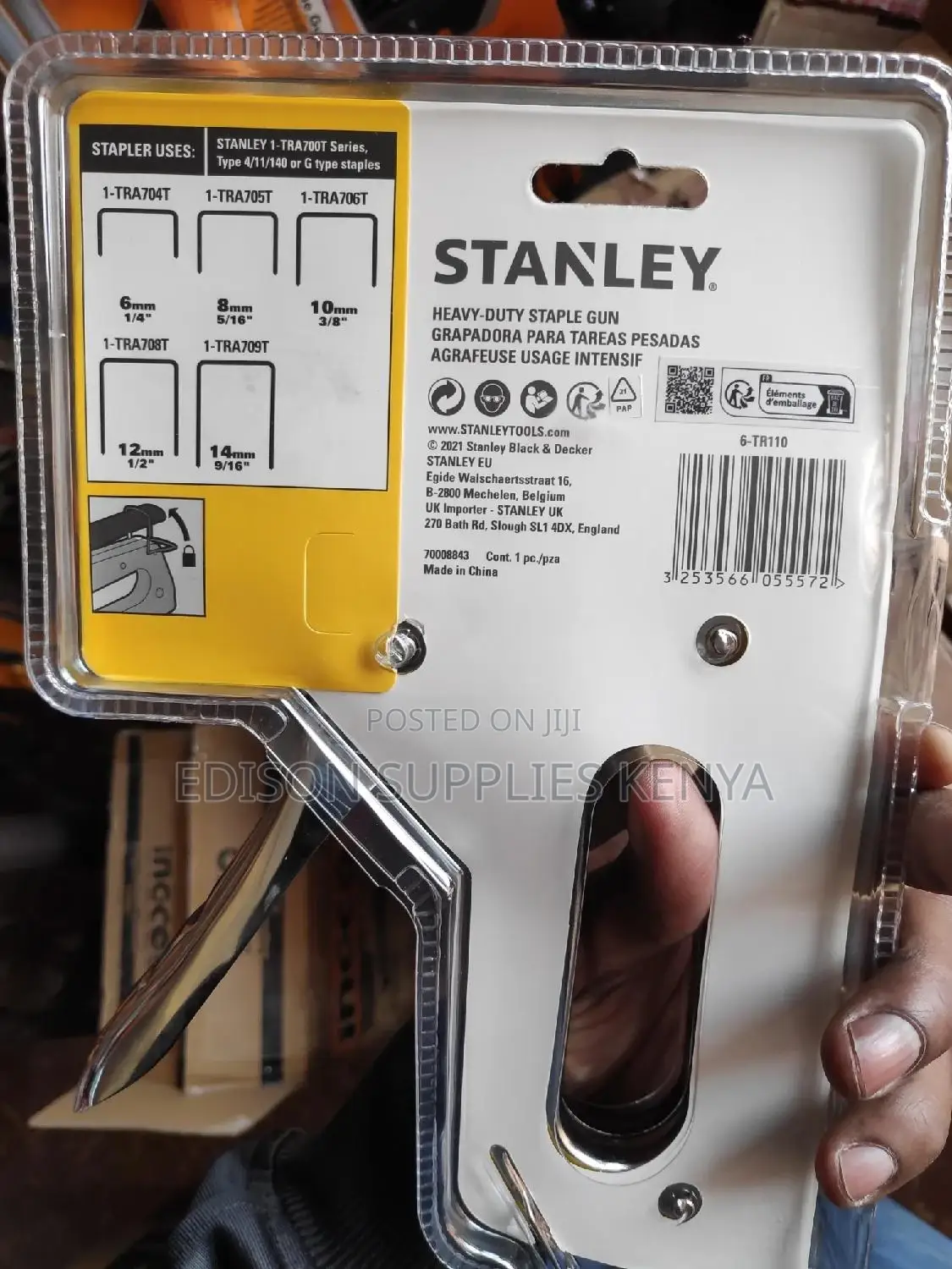 Stanley Heavy Duty Staple Gun TR110 Stapler BEST Quality