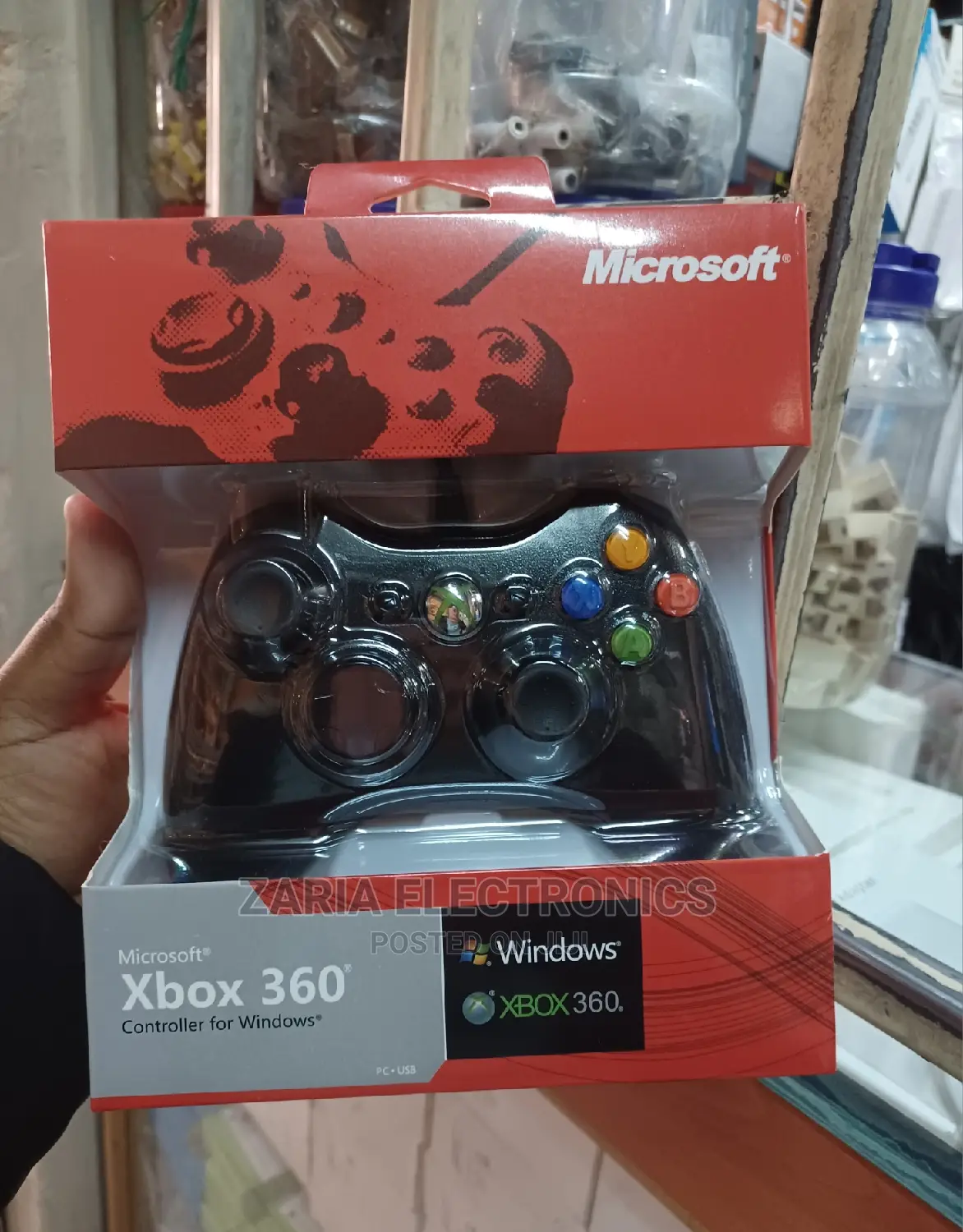 Xbox 360 Wired Pad/Controller, Used With Windows