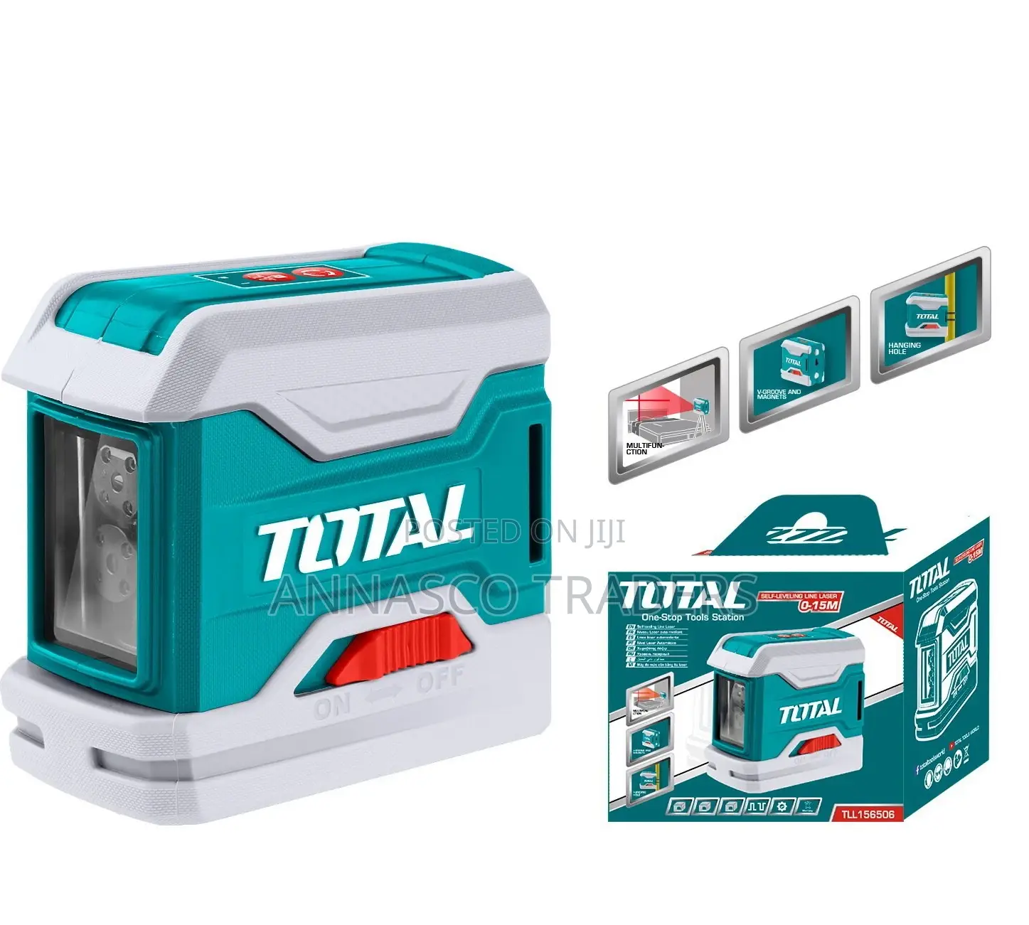 Total TLL156506 Self-Leveling Line Laser Working Range: 0~