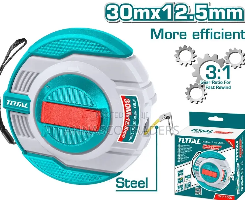 Total TMT11306 Steel Measuring Tape