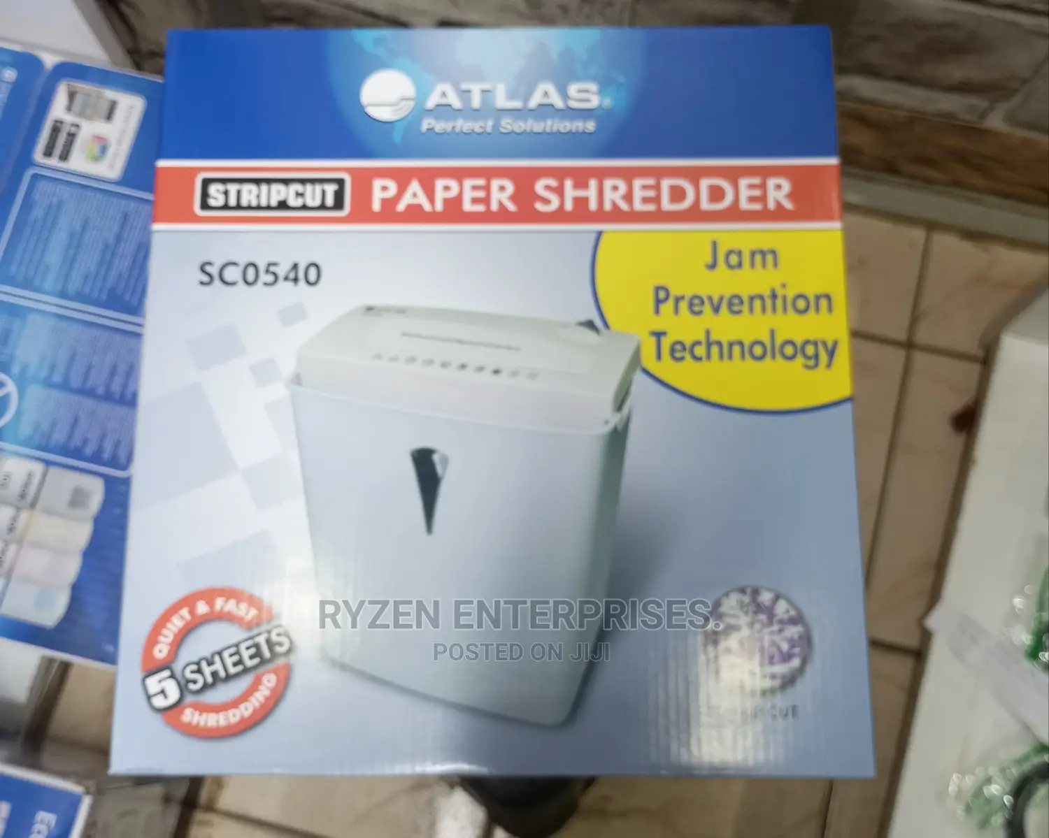 Atlas Sc0540 Shredder Atlas 5 Sheets Paper Shredder Sc0540