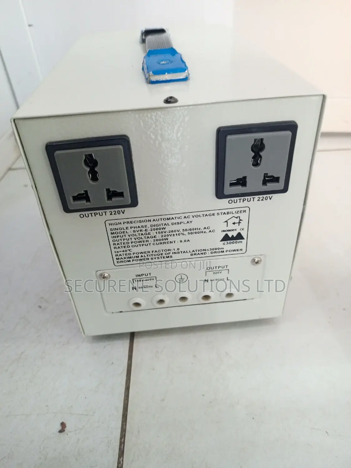 Automatic Voltage Stabilizer 2000w Relay Type Digital Displa