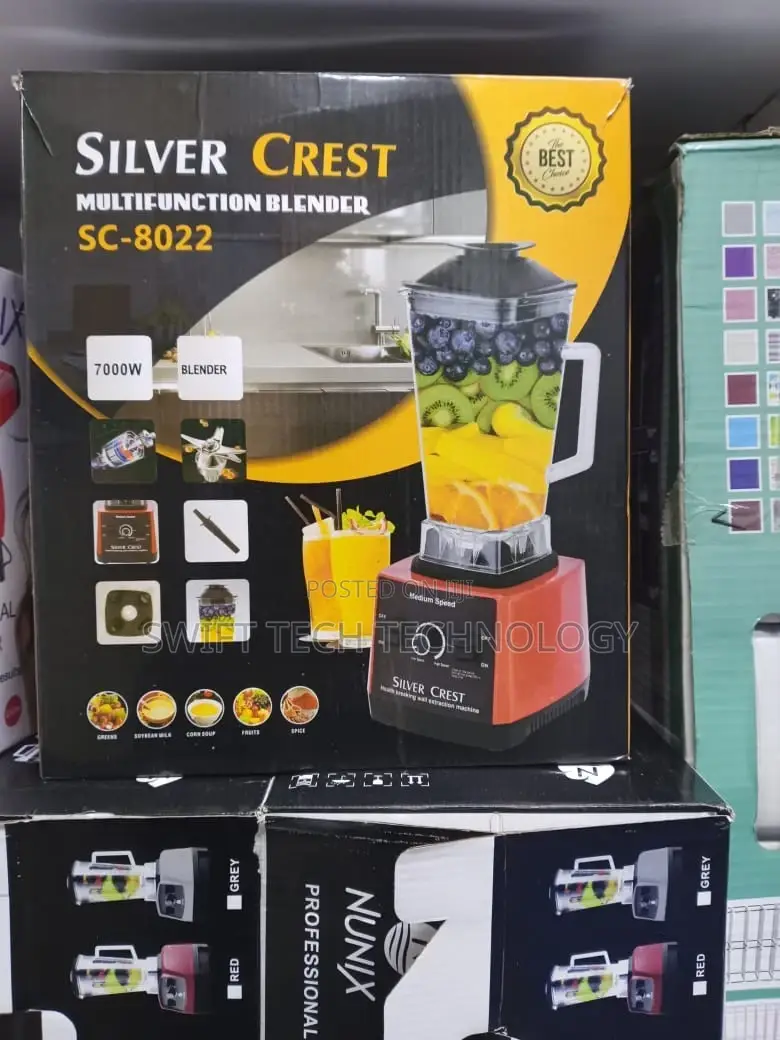 Commercial Blender , Commercial Blender 2 in 1 Silver Crest