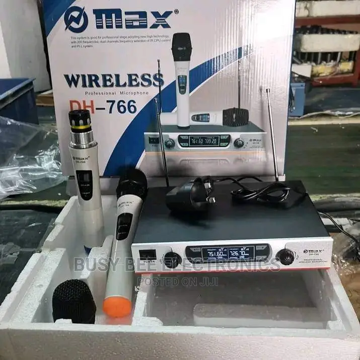 White Dh 766 Wireless Microphone