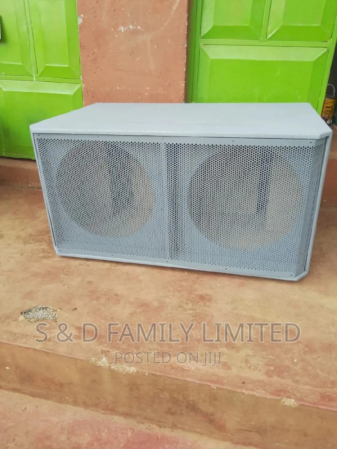 Grey Double Bass Cabinet 18 Inches