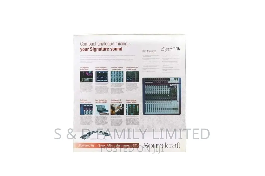 16 Channels Signature Plain Mixer