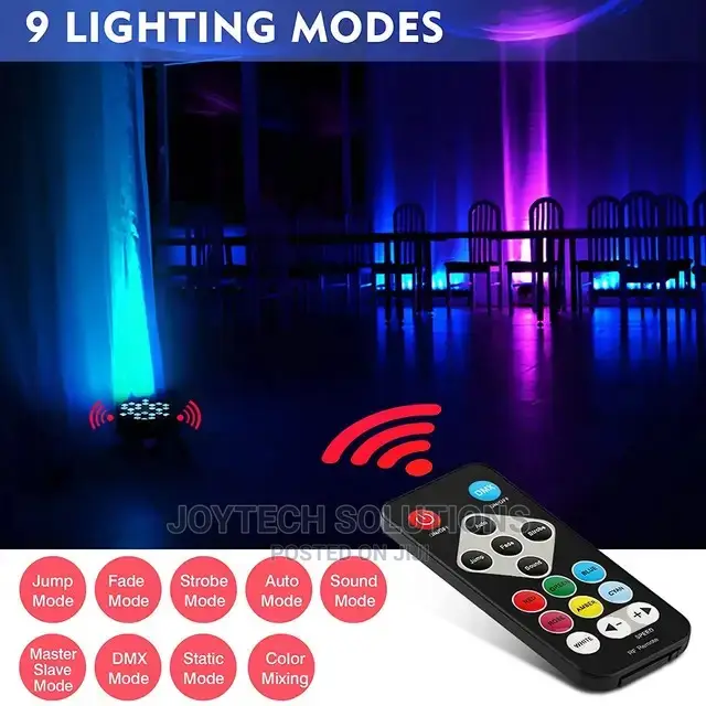 RGB Disco Par Stage Light, Multiple Colours