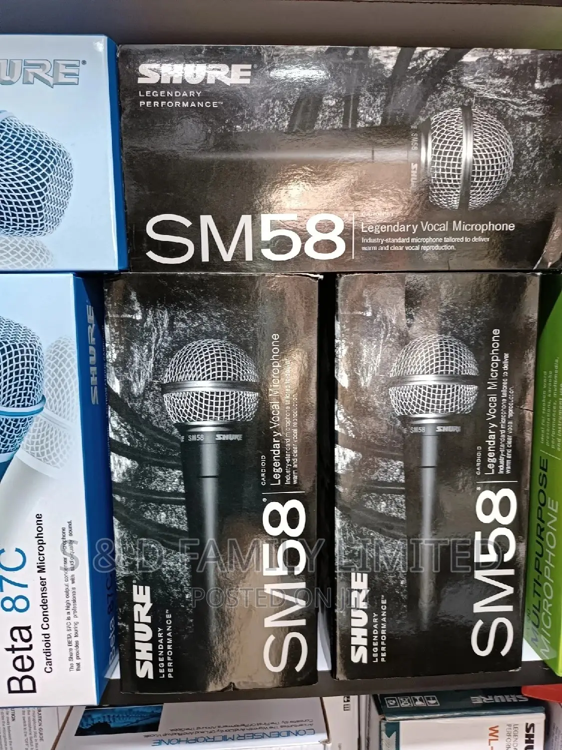 SM 58 Shure Corded Microphone