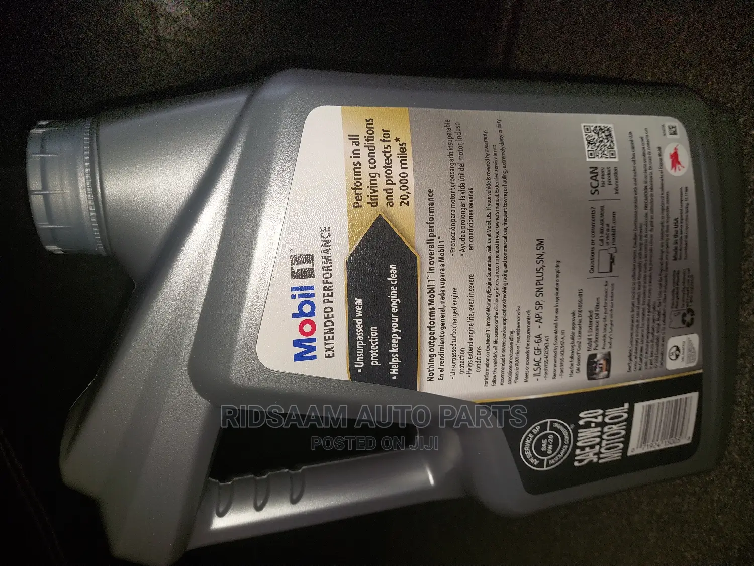 Mobil 1 0w20 Advanced Synthetic Motor Oil