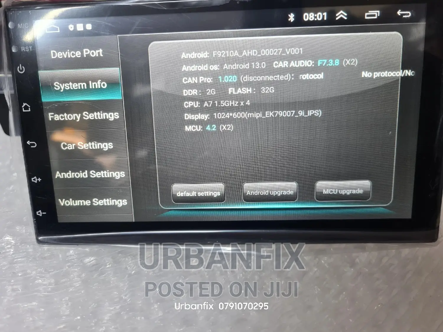 7 Inch Android Car Radios Available - 2gb/32gb