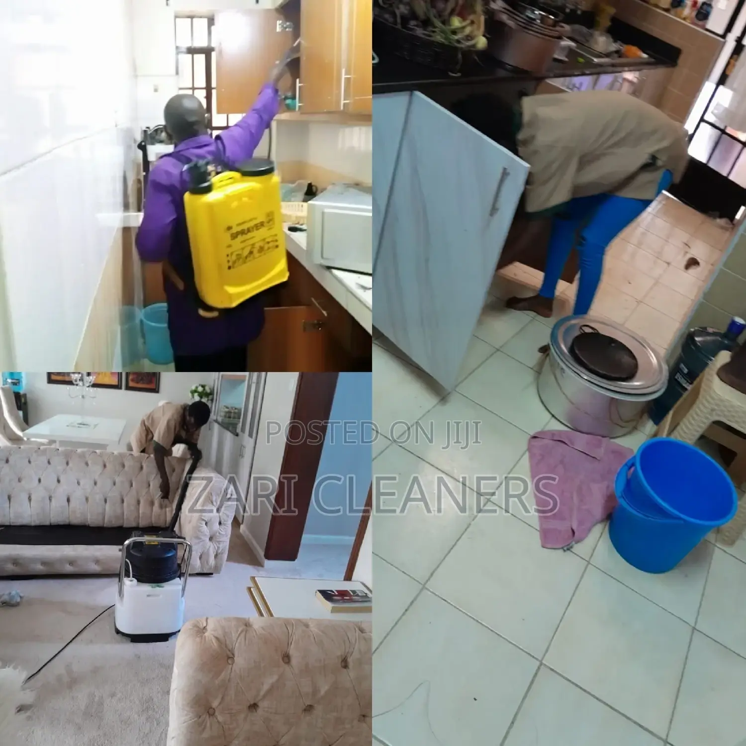 General House Cleaning- Kitchen, Living Room and Bedrooms