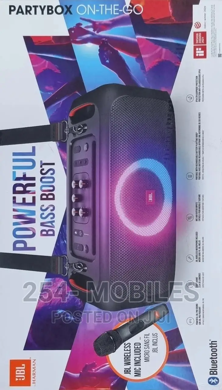 JBL Partybox on-the-Go Portable Bluetooth Speaker