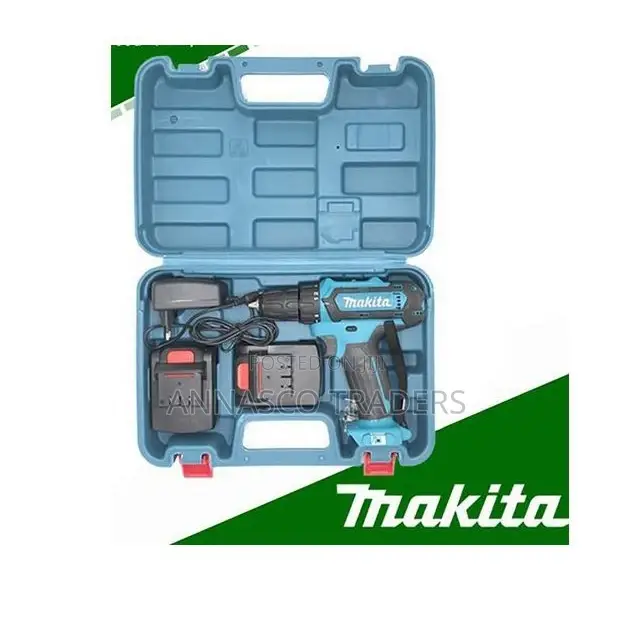 Makita Accessories 18V Cordless 2 Battery Electric Drill