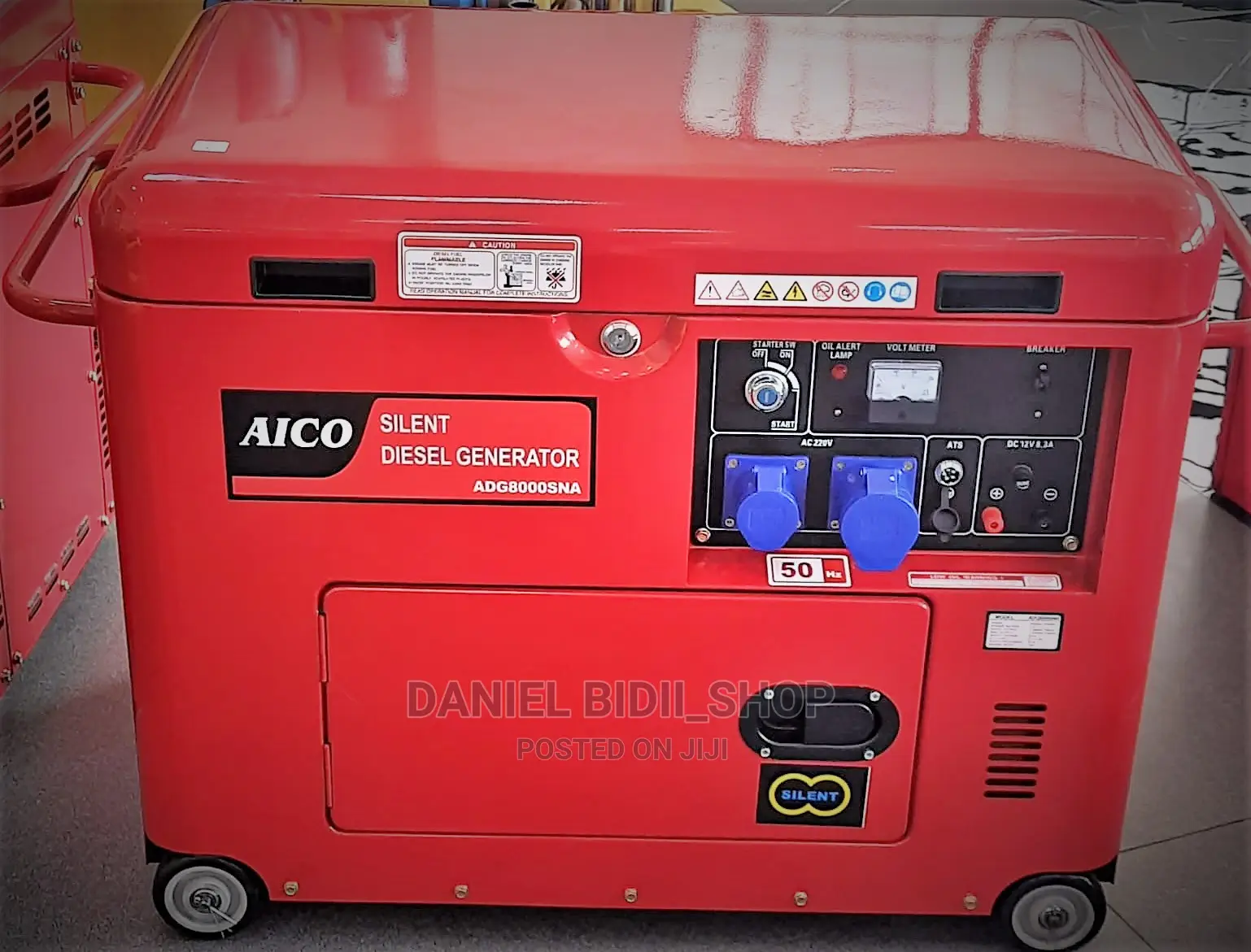 ADG8000SNA Aico Japan 8.75kva Diesel Generator WITH ATS
