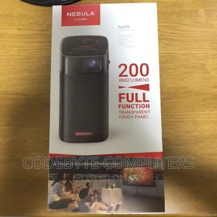 Nker Nebula Apollo Portable DLP Projector 200 ANSI Lumens