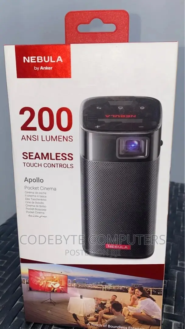 Nker Nebula Apollo Portable DLP Projector 200 ANSI Lumens