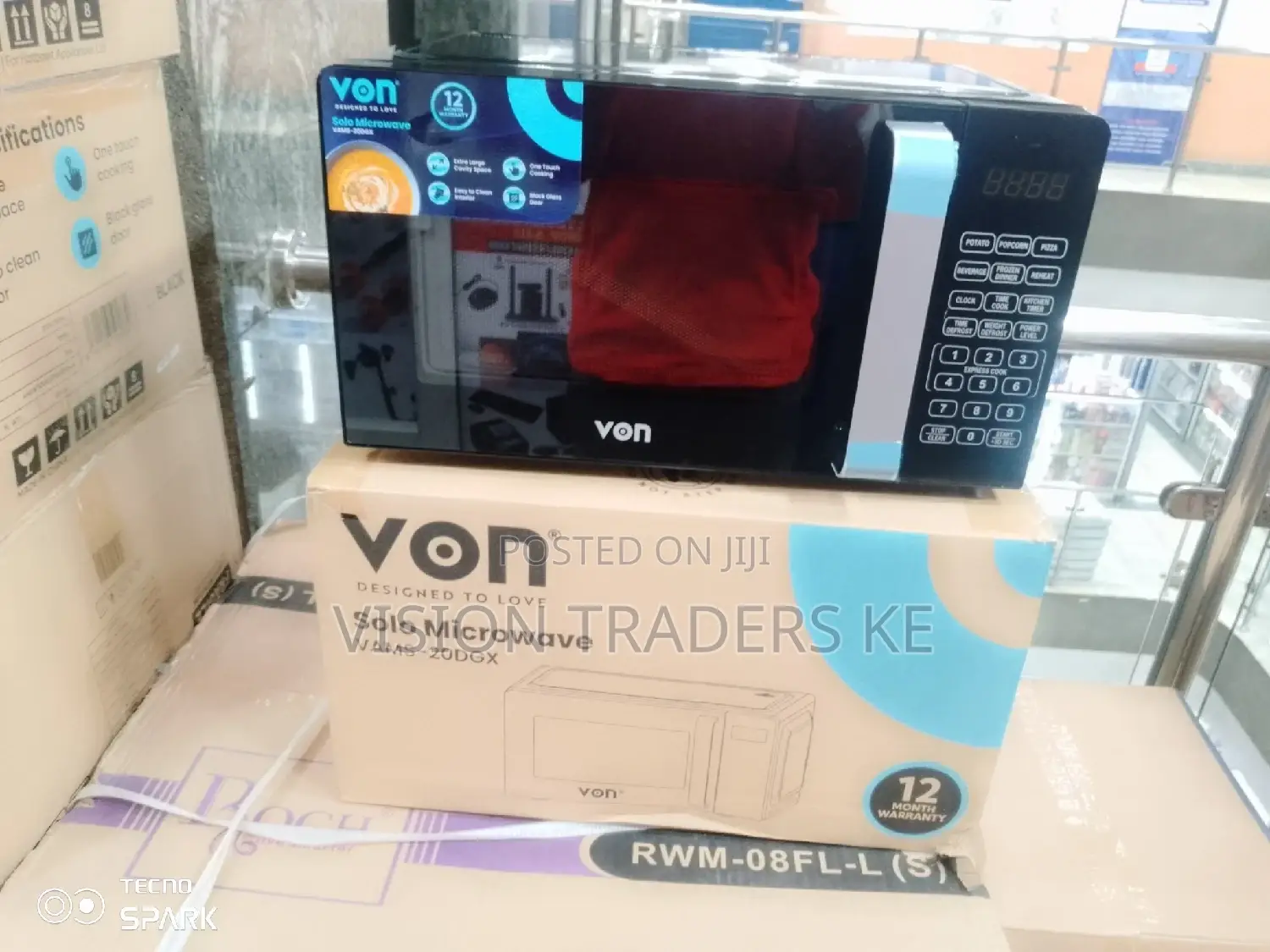Von Digital Microwave 20ltrs With Grill