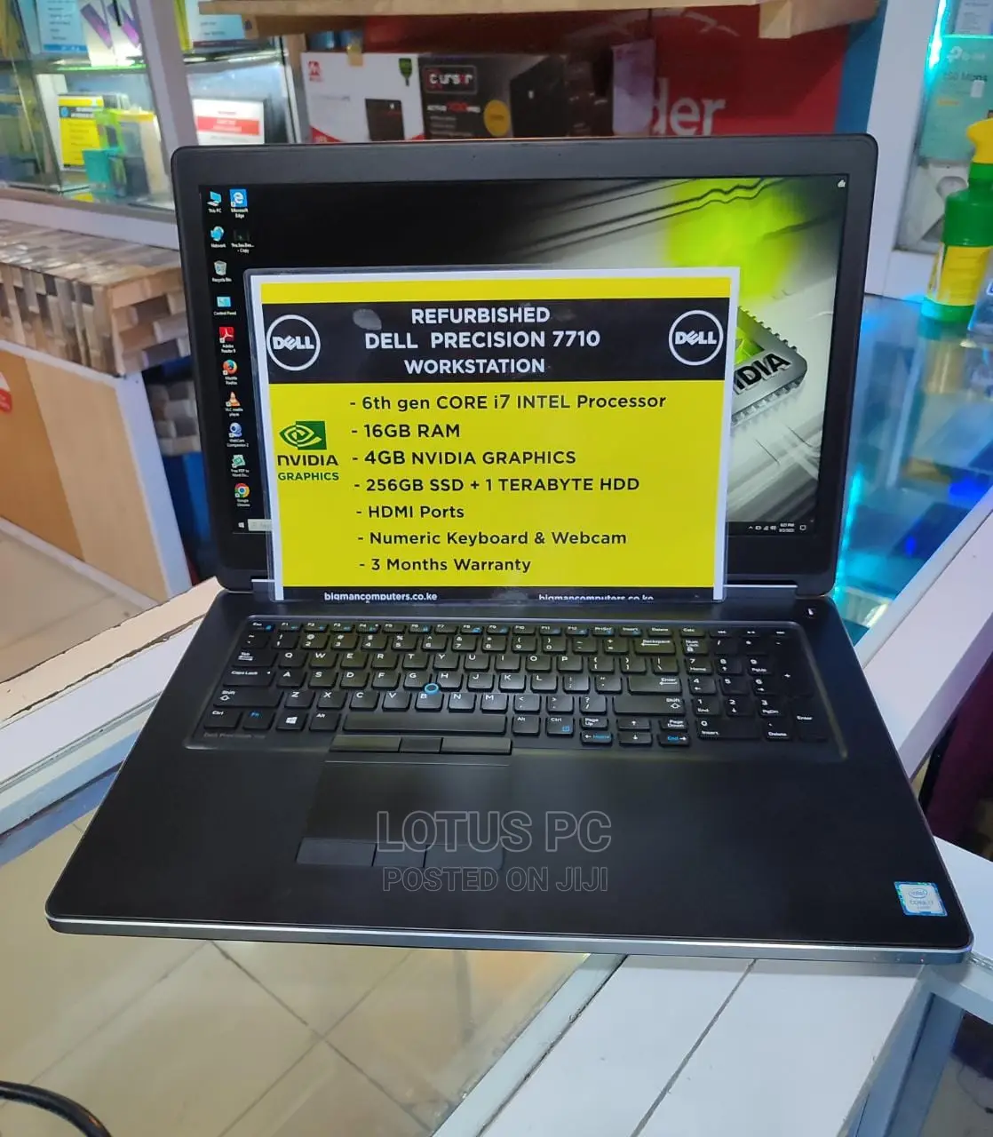 Laptop Dell Precision 7710 16GB Intel Core I7 HDD 1T