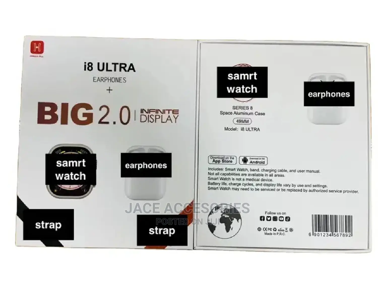 New I8 Ultra Smartwatch 2.0