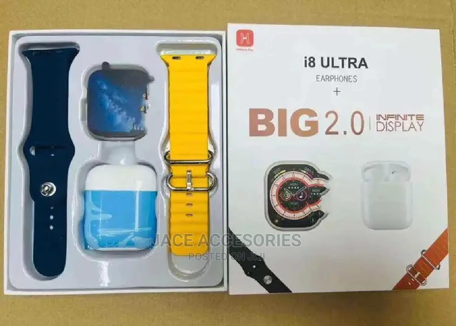 I8 Ultra Smartwach With Earphones