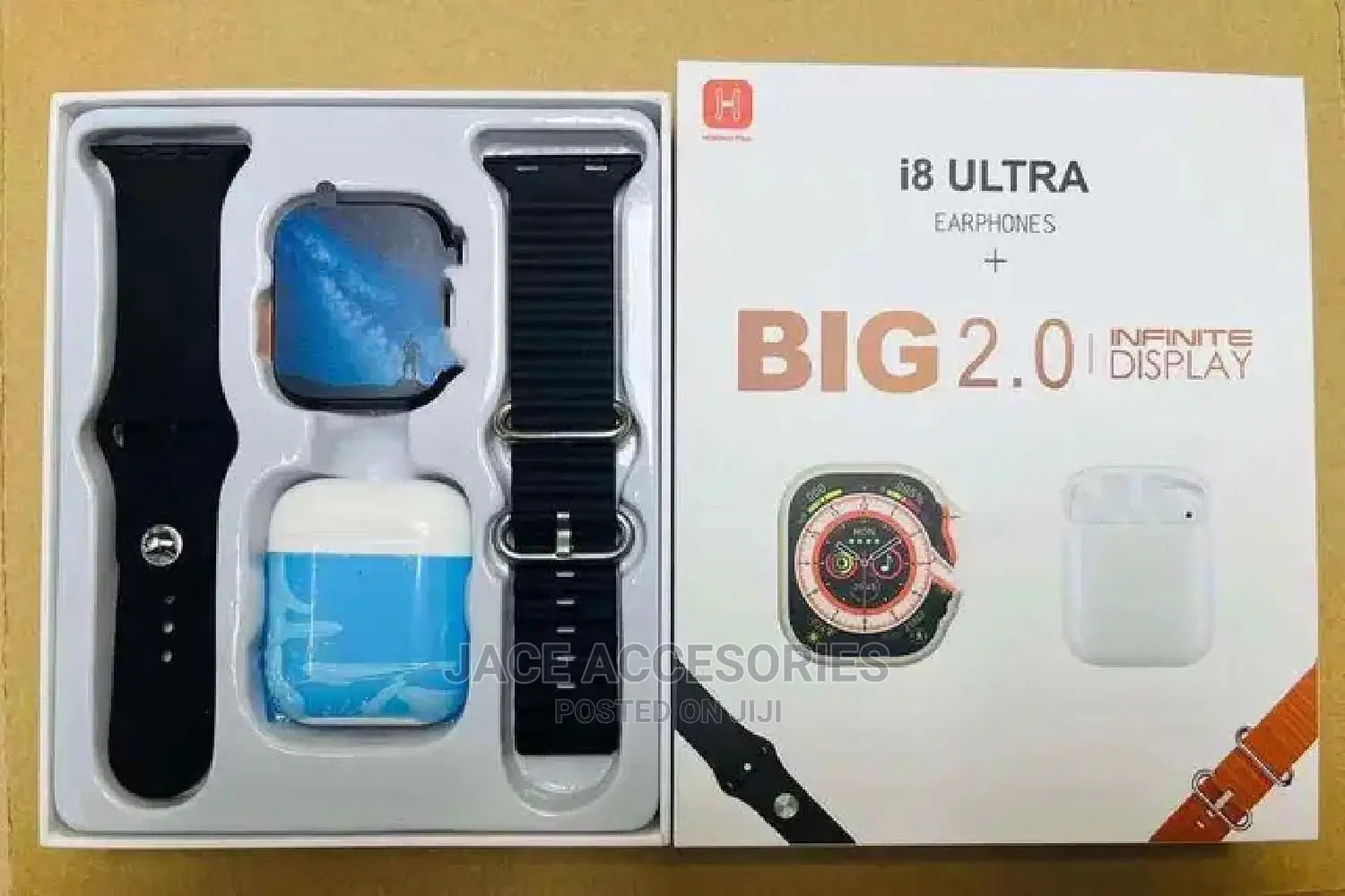 I8 Ultra Smartwach With Earphones
