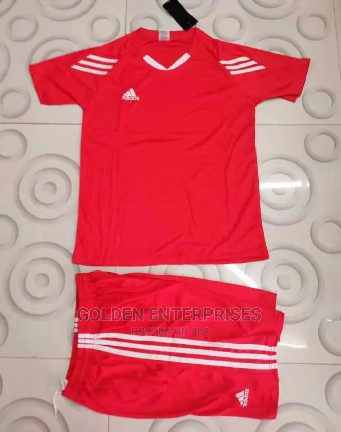 Kids Red Adidas Football Team Set