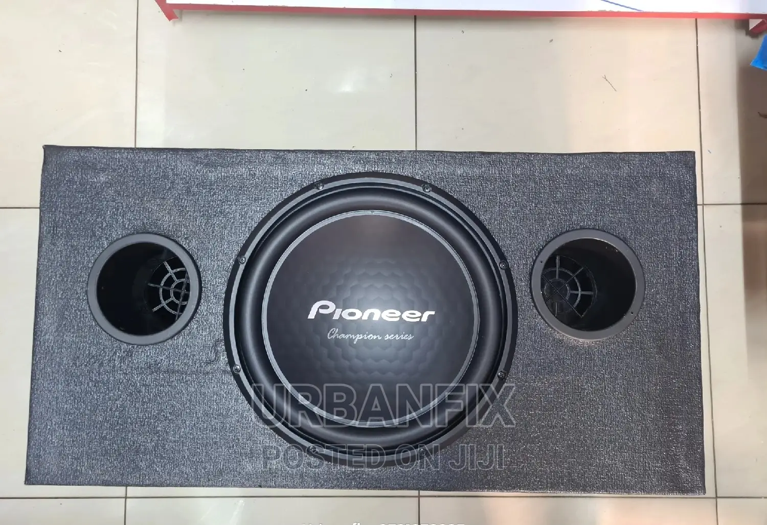 Pioneer 1500 Watts Subwoofer With Double Breather Cabinet
