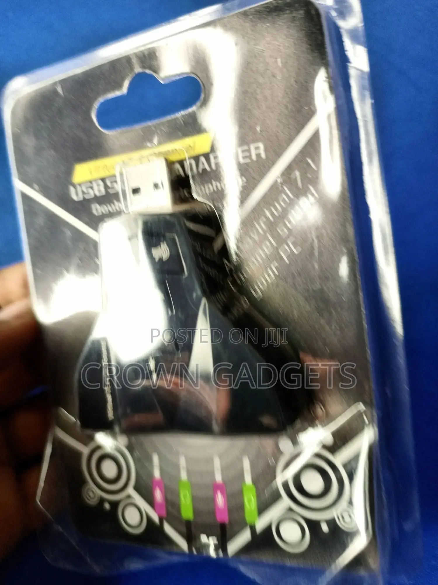 Double Sound Card 2 in 1 3D External USB