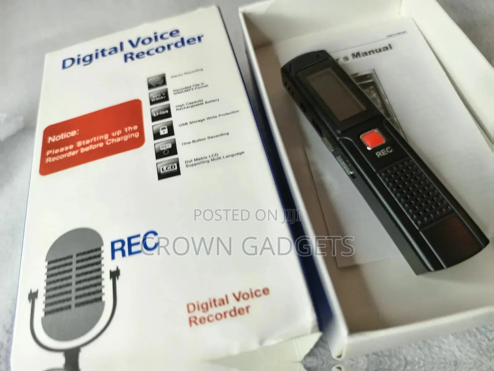 Spy Digital Voice Recorder Dictaphone 16gb